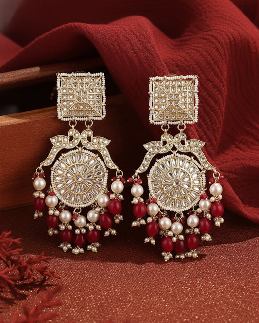 Pink Arhan Chandbali