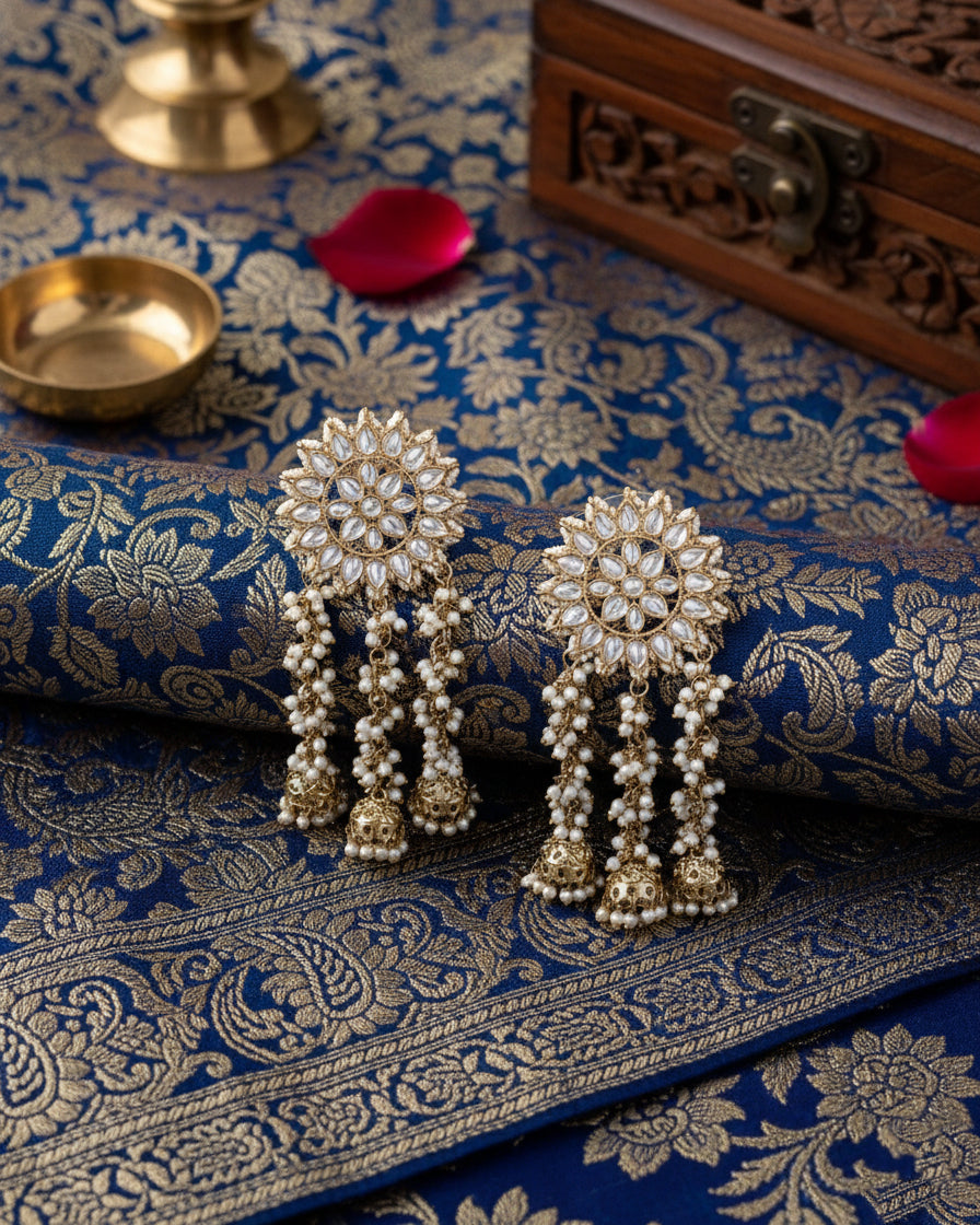 Ishla Designer Jhumki Chandbali