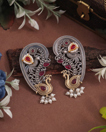 Ruby Aishra Designer Ear Cuff Earring