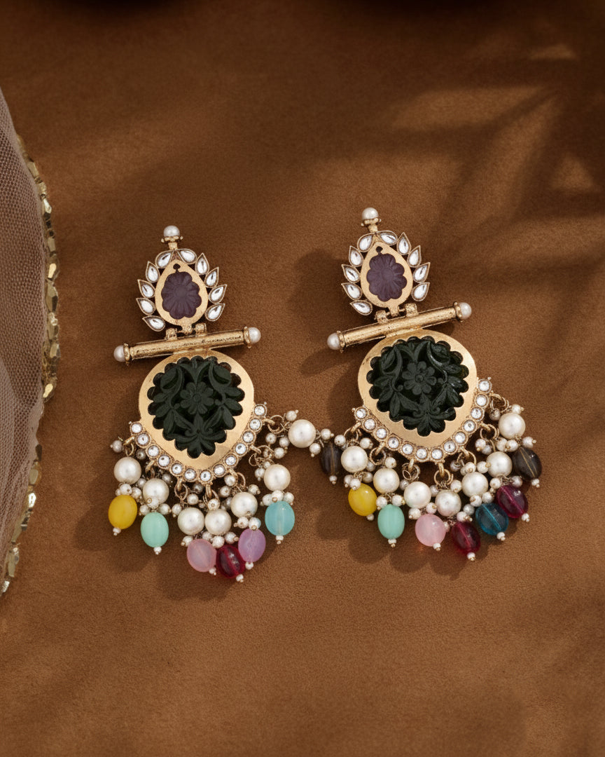 Mehendi Multi Sohum Chandbali