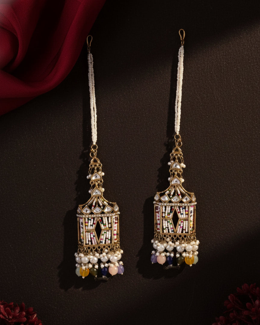 Multi Agastya Designer Earring with Sahara