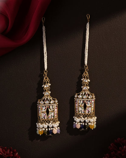 Multi Agastya Designer Earring with Sahara
