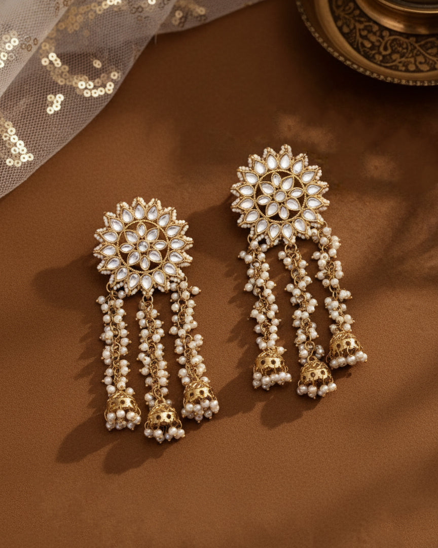 Ishla Designer Jhumki Chandbali