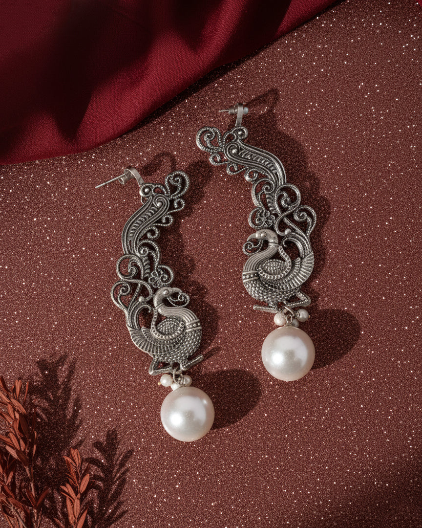 Ojashvini Designer Earring Brass Lookalike