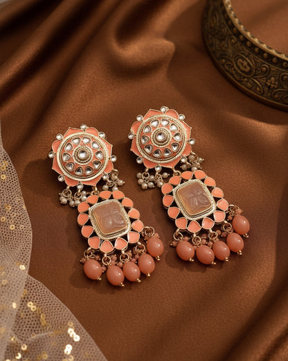 Peach Namisa Earring
