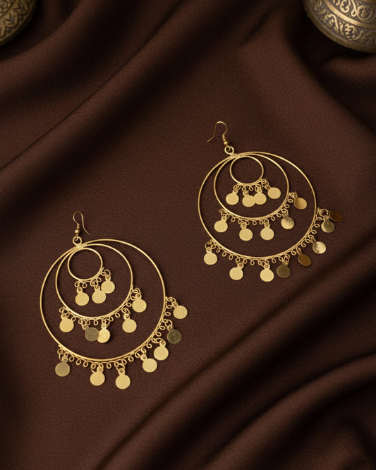 Pranav Oxidised Jhumka Earrings