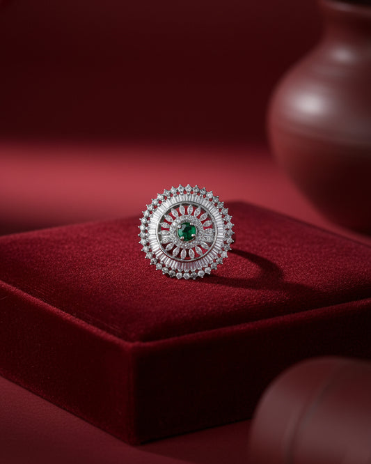 Green Alina AD Ring