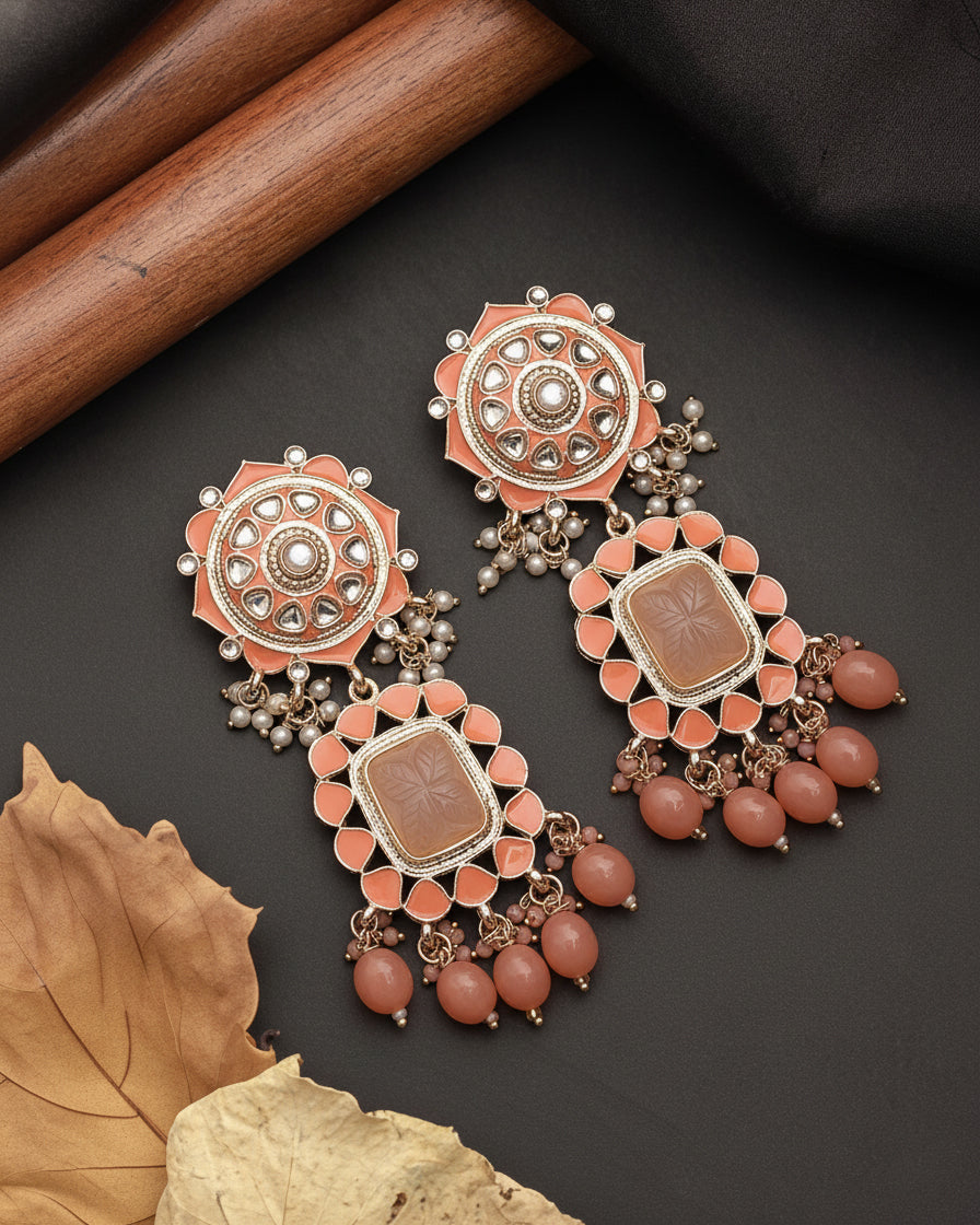 Peach Namisa Earring