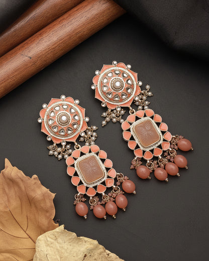 Peach Namisa Earring