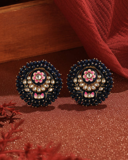 Navy Blue Ashu Meena Stud