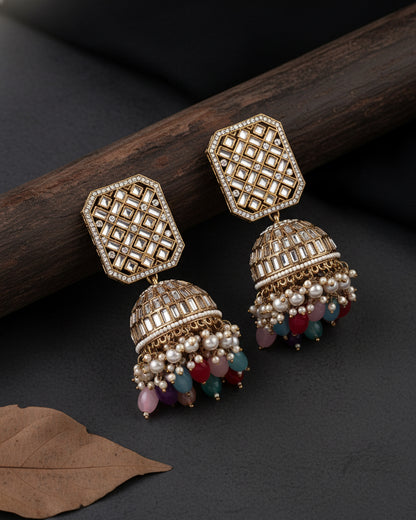 Multi Rayma Jhumka