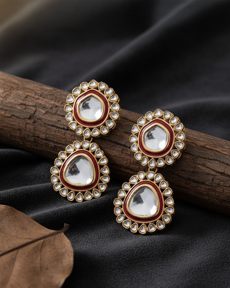 Red Neeraj Earring