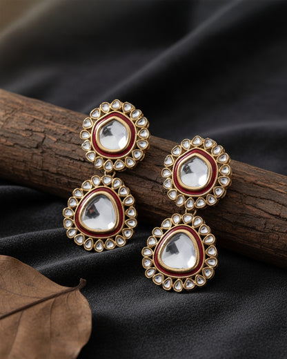 Red Neeraj Earring