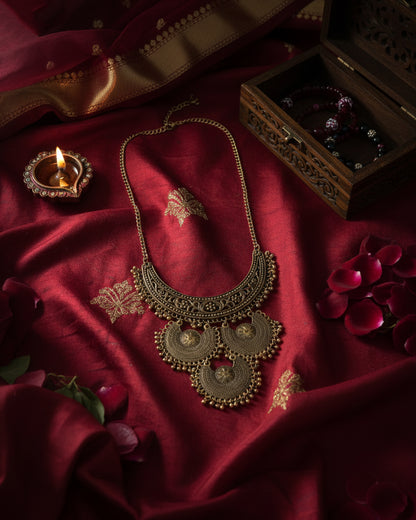 Kiyana Oxidised Necklace