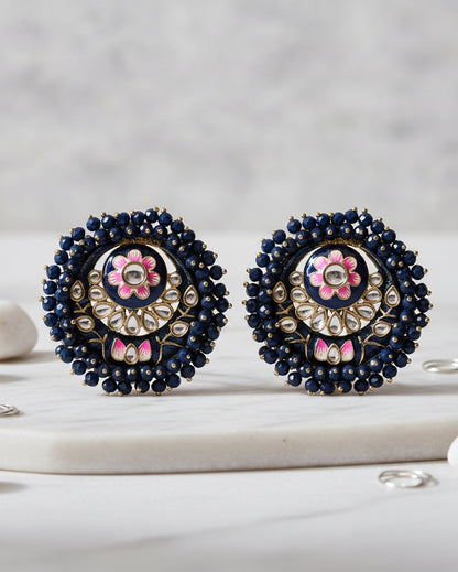 Navy Blue Ashu Meena Stud