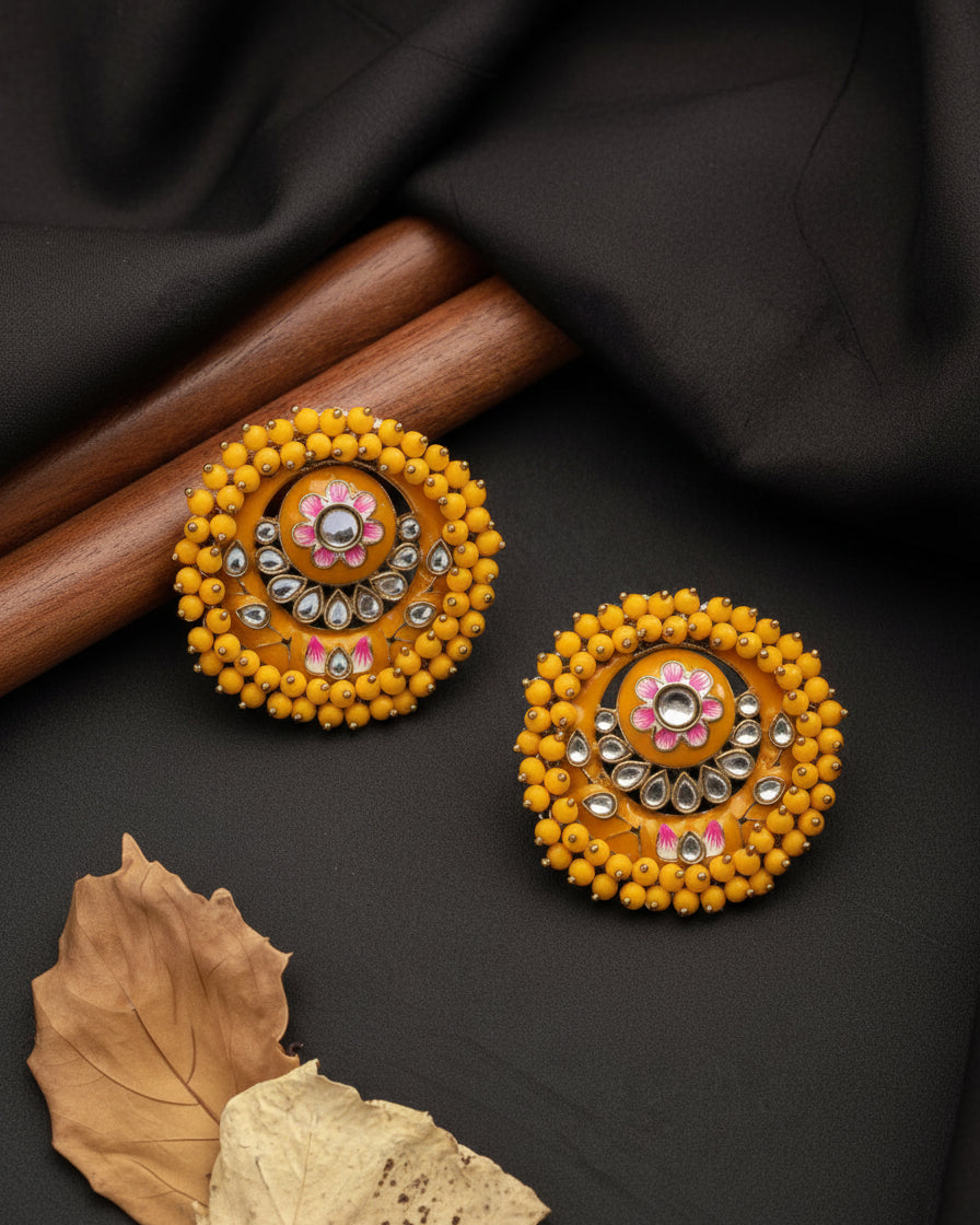 Yellow Ashu Meena Stud