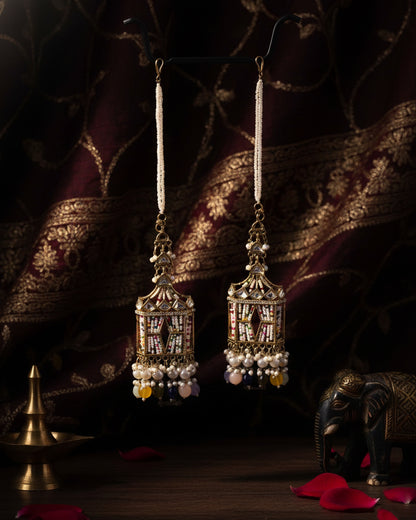 Multi Agastya Designer Earring with Sahara