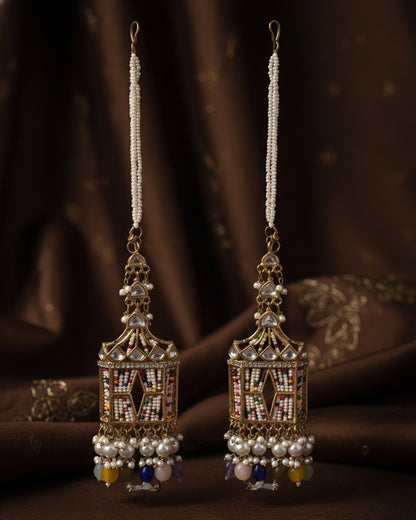 Multi Agastya Designer Earring with Sahara