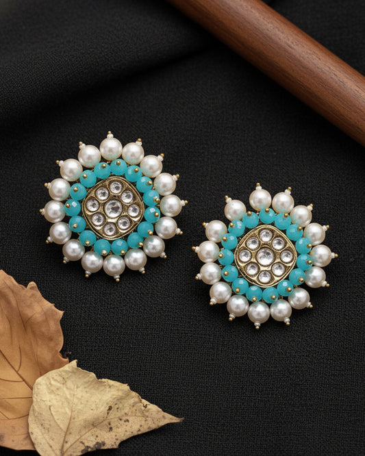 Turquoise Urvashi Stud