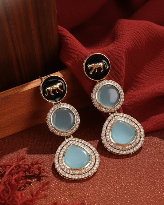 Turquoise Anaira Designer Earring