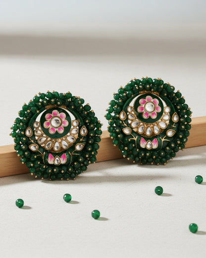Emerald Green Ashu Meena Stud