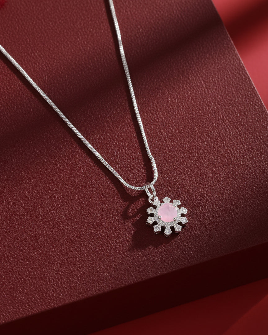 Blush Zeliana AD Pendant Necklace