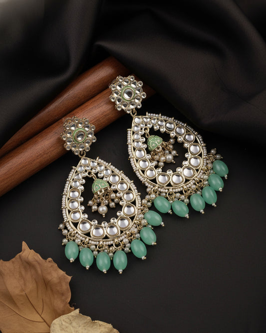 Mint Green Jiyana Chandbali