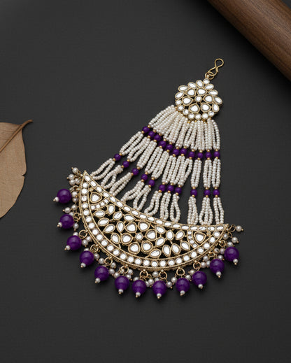 Purple Ibrahim Passa / Side Jhumar