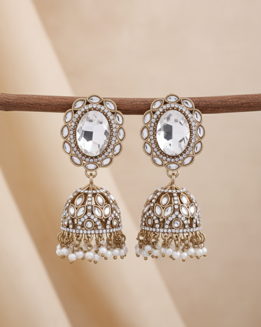 Pearl Seher Premium Jhumki Earring
