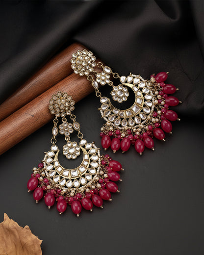 Pink Ujala Chandbali