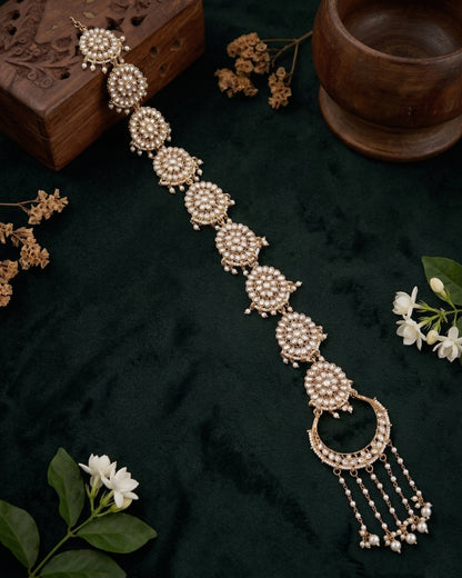 Pearl Tejini Head Chain Braid Jewellery