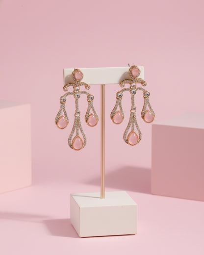 Blush Urvi Premium Designer Zircone Earring