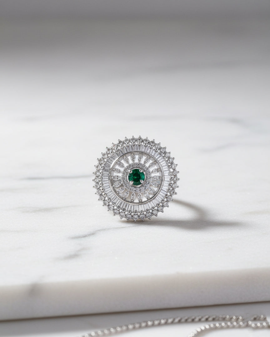 Green Alina AD Ring