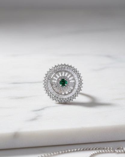 Green Alina AD Ring