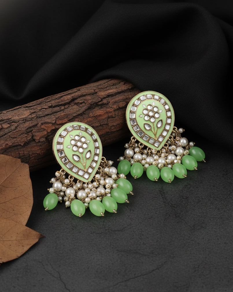Mint Green Maitreyi Earring