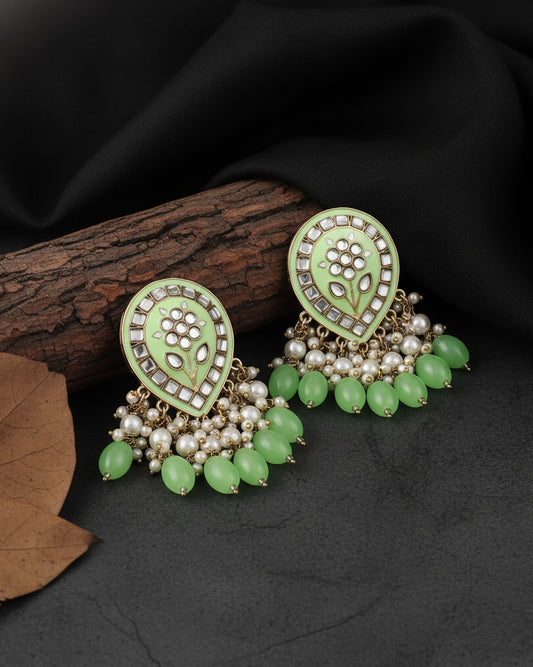 Mint Green Maitreyi Earring