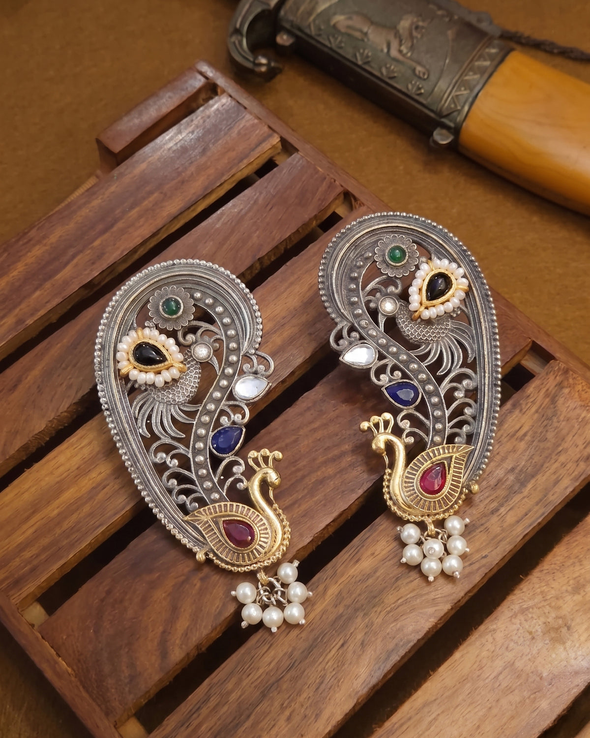 Multi Aishra Designer Ear Cuff Earring