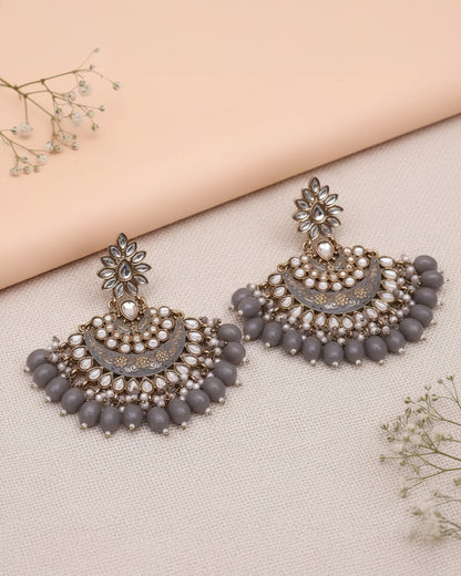 Grey Maisha Chandbali