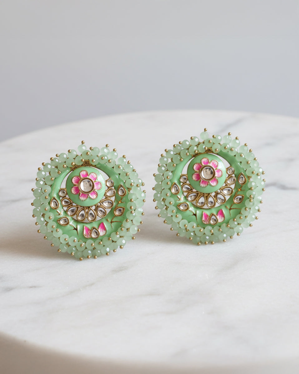 Mint Green Ashu Meena Stud
