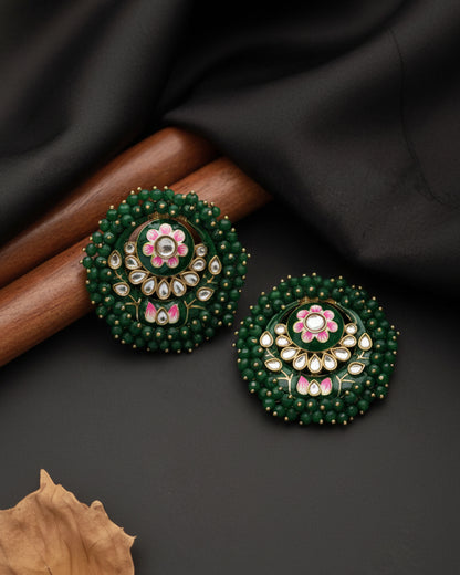 Emerald Green Ashu Meena Stud