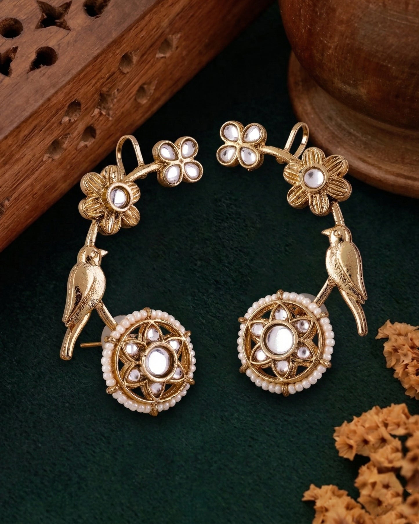 Silver Sanghvi Designer Ear Cuff Earring