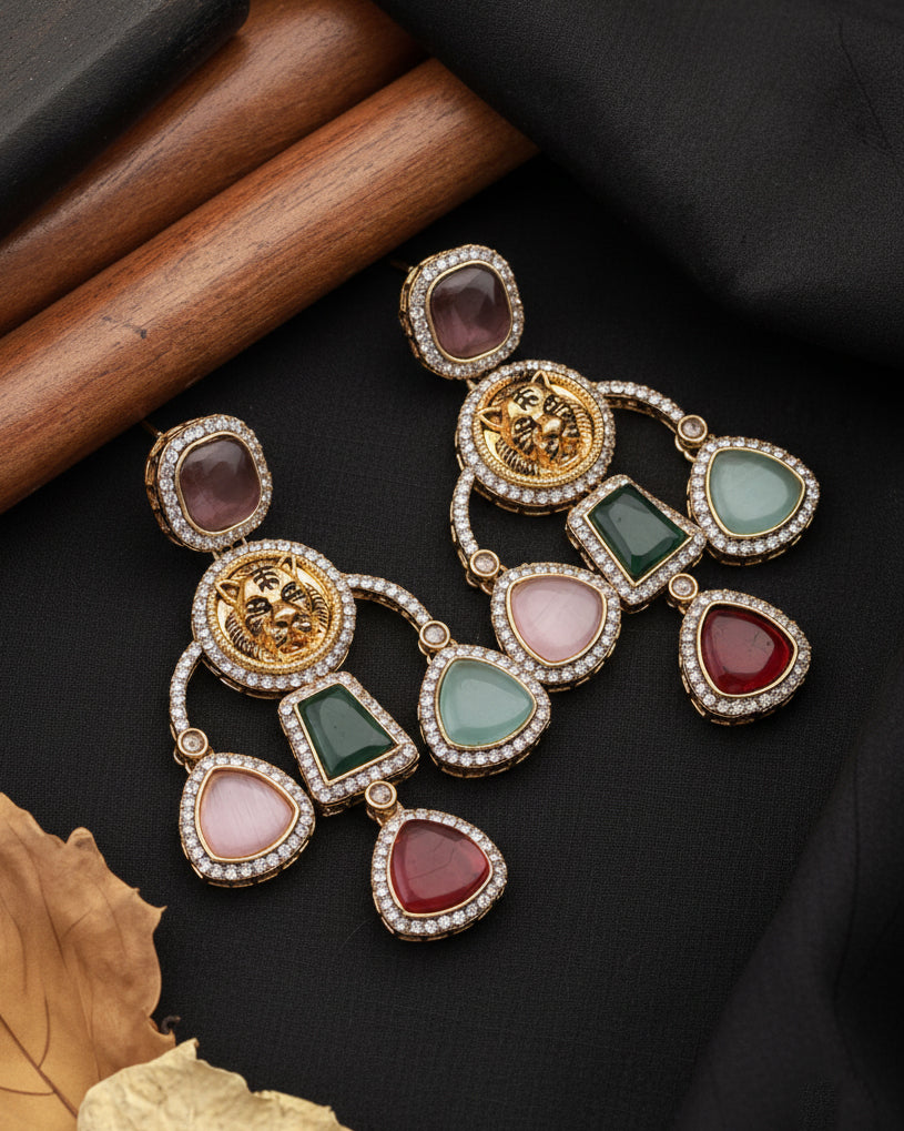 Anaya Multi Sabya Designer Earring