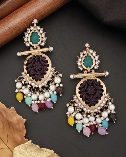 Ruby Multi Sohum Chandbali