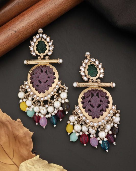 Blush Multi Sohum Chandbali