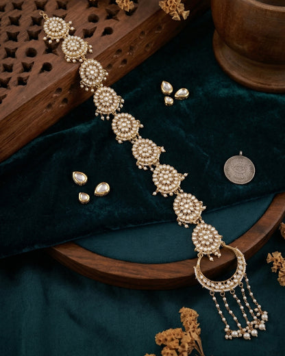 Pearl Tejini Head Chain Braid Jewellery