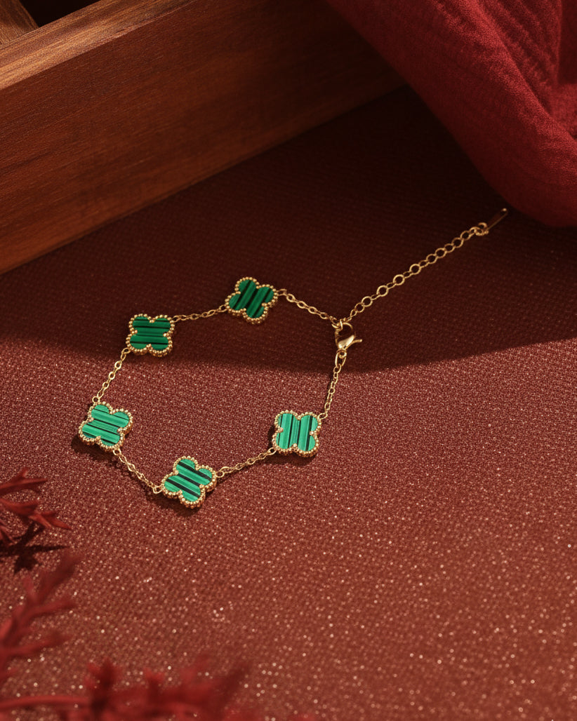Green Yuna Anti Tarnish Bracelet