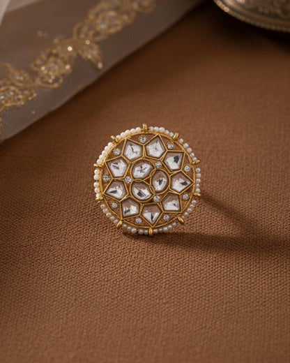 Pearl Svara Ethnic Ring