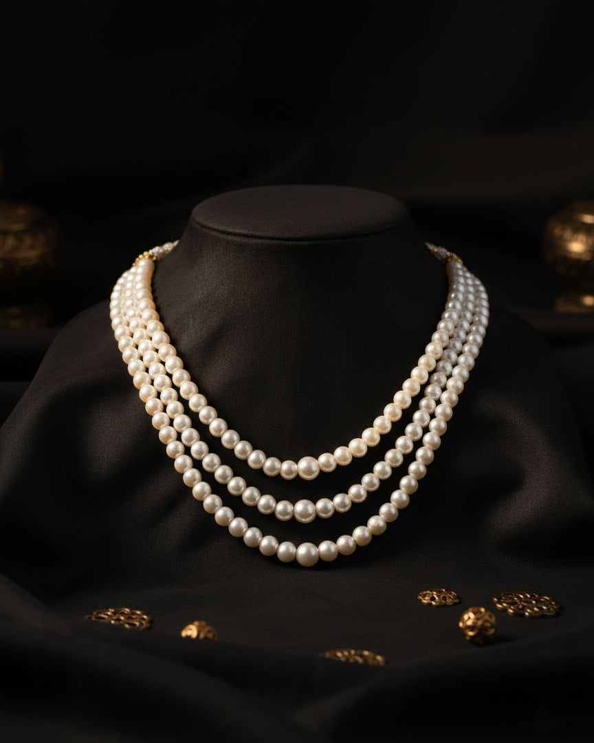 Anaisha Layered Pearl Necklace