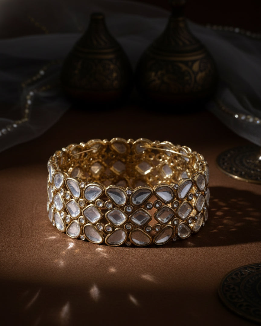 Chahat Polki Dupe Kada - Openable