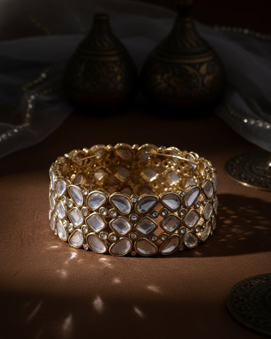 Chahat Polki Dupe Kada - Openable